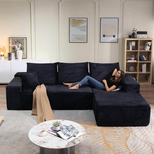 Sofá modular en L de 272 cm con chaise longue