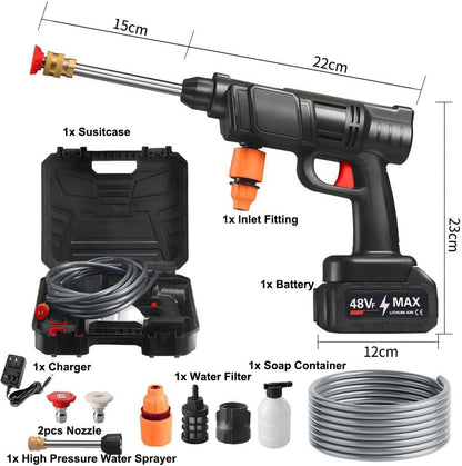 Nettoyeur Haute Pression Sans Fil Portable