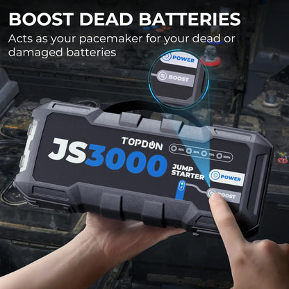 TOPDON JS3000 – Démarreur Batterie 3000A